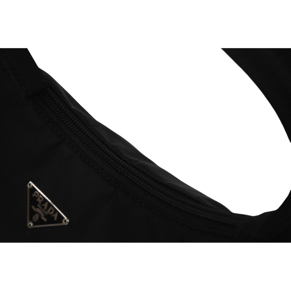 Prada handbag Shoulder Hobo One triangle logo bag black Hobo - Picture 8 of 10